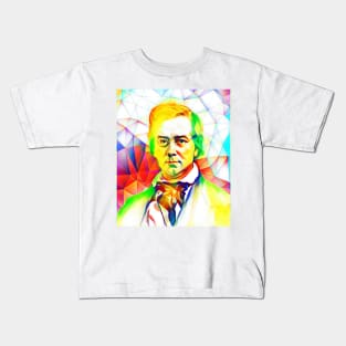 George Perkins Marsh Colourful Portrait | George Perkins Marsh Artwork 12 Kids T-Shirt